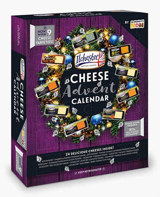 Cheese advent calendar