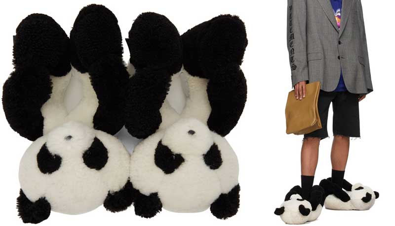 Panda slippers