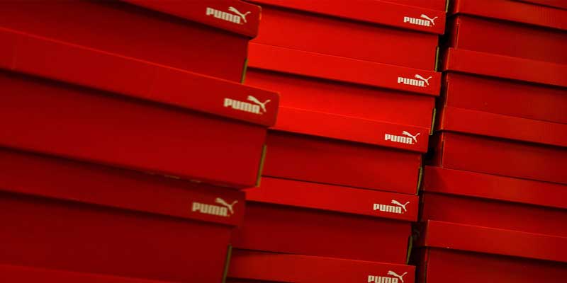 Puma shoes box