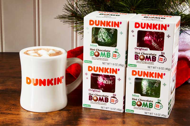 Dunkin' Hot Chocolate Bomb