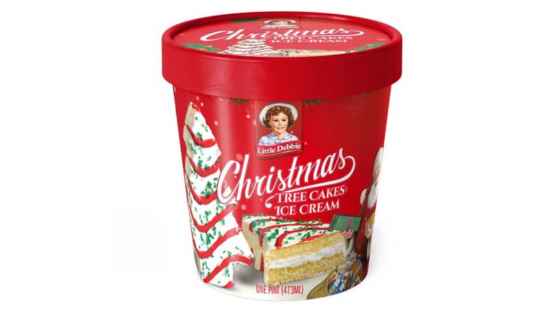 Little Debbie Christmas Tree Cake Ice Cream