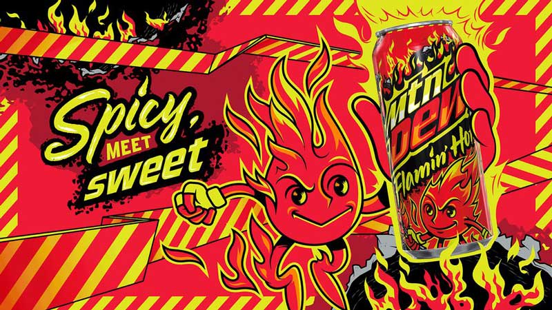 Mtn Dew Flaming' Hot