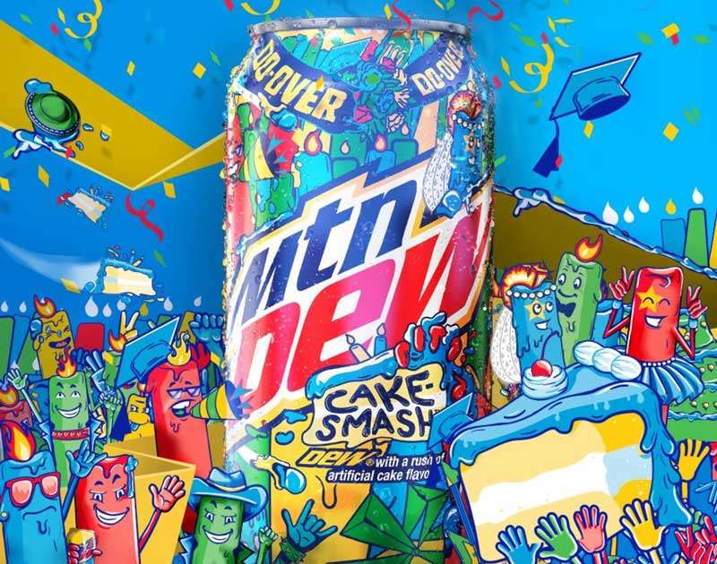 Mtn Dew Cake Smash