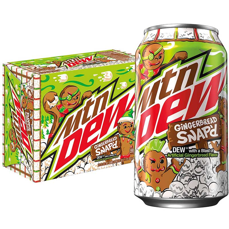 Mtn Dew Gingerbread Snap'd